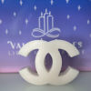 Chanel logo candle